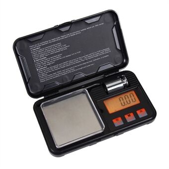 CX-298 200g/0.01g High Precision Electronic Digital Scale with Calibration Weight and Tweezer for Gold Sterling Silver Jewelry