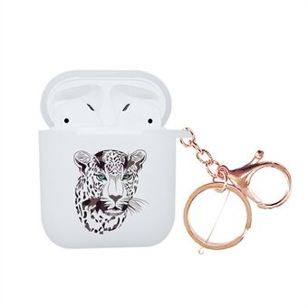 NXE Leopard Pattern Printing TPU Case for Apple AirPods with Wireless Charging Case (2019) / AirPods with Charging Case (2019)/(2016)