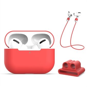 Silicone Case with Strap+Fixed Part for Apple AirPods Pro