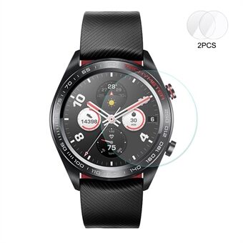2PCS HAT PRINCE 0.2mm 9H 2.15D Tempered Glass Screen Guard Film for Huawei Watch Magic