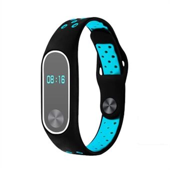 Two-tone Silicone Watch Band Strap for Xiaomi Mi Band 2