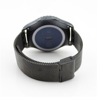 20mm Mesh Metal Watchband Wristband for Samsung Gear S2 Classic SM-R732 - Black