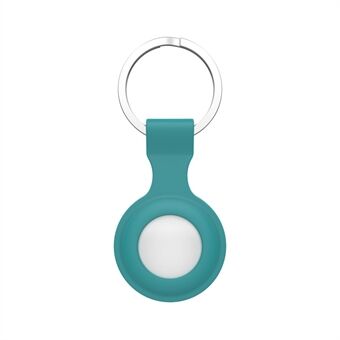 Silicone Protective Cover Carry Case with Anti-lost Keyring for Apple Airtags Bluetooth Wireless Tracker