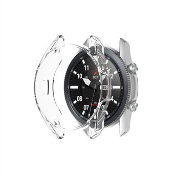 Shockproof TPU Watch Shell for Samsung Galaxy Watch3 41mm SM-R850 Protective Frame - Transparent