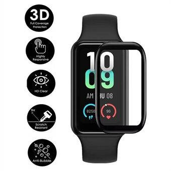 For Huami Amazfit Band 7 1Pc 3D Watch Screen Protector Black Edge PET+PPT Anti-scratch Film