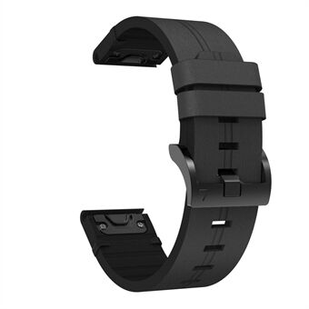 For Garmin Fenix 6 Genuine Leather Smart Watch Band Pin Buckle Wrist Strap Replacement