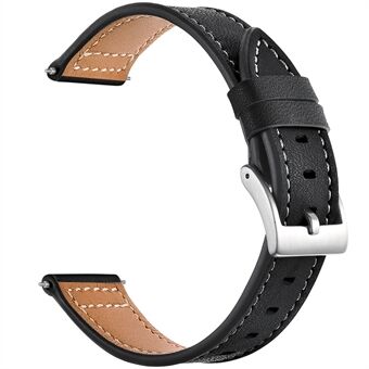 20mm Genuine Leather Watch Band for Huami Amazfit Youth Edition