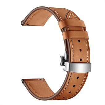 22mm High-quality Genuine Leather Watch Strap Replacement for Huawei Watch GT1 / 2 / Watch Magic