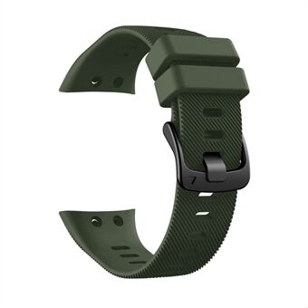 Silicone Wrist Strap with Black Buckle for Garmin Forerunner 45S