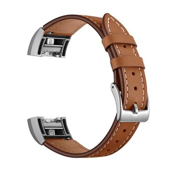 Genuine Leather Coated Smart Watch Band for Fitbit Charge 2