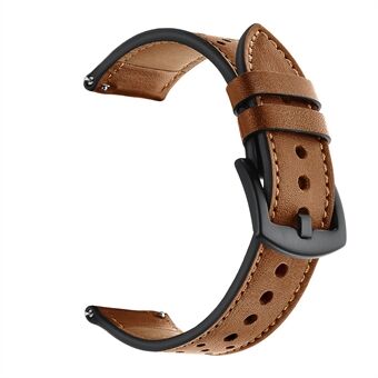 20mm Holes Design Genuine Leather Watch Strap for Huawei Watch GT 2 42mm