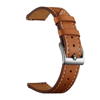 18mm Genuine Leather Sharp Head Smart Watch Band for Huawei TalkBand B5/B3 Active/B2 Active