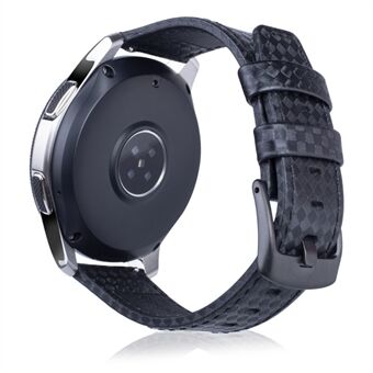 22mm Carbon Fiber Texture PU Leather Smart Watch Band for Huawei Watch GT2e/GT2 46mm