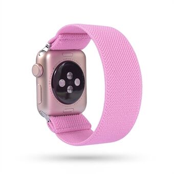 Solid Color Printing Nylon Smart Watch Band for Apple Watch Series 6/SE/5/4 44mm / Series 3 2 1 Watch 42mm