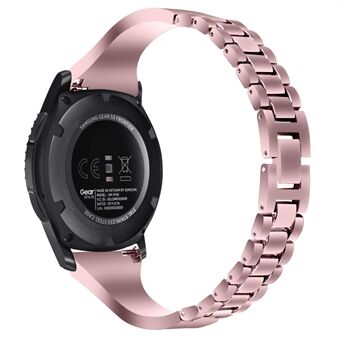 22mm Zinc Alloy Rhinestone Decor Watch Band for Samsung Gear S3 Frontier/Samsung Galaxy Watch 46mm