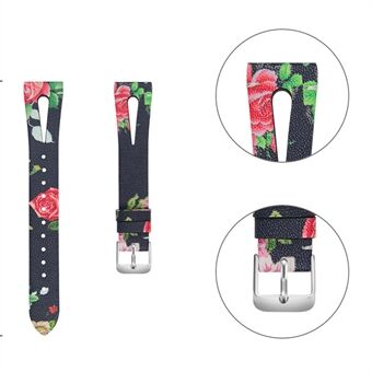 Genuine Leather Printing Skin Watch Band for Fitbit Versa
