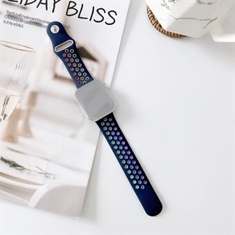 Colorful Silicone Watch Strap [Size L] for Apple Watch Series 6/SE/5/4 40mm / Series 3/2/1 Watch 38mm