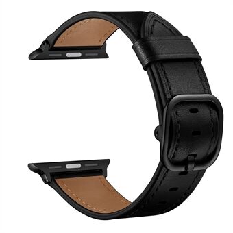 DS Style Genuine Leather Watch Band for Apple Watch Series 6/SE/5/4 44mm / Series 3 2 1 Watch 42mm