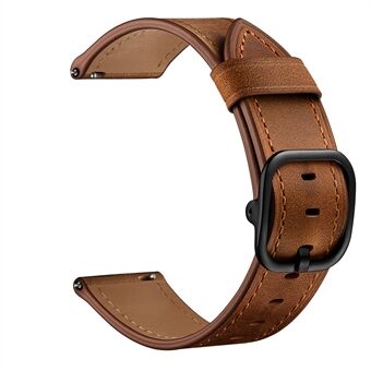 22mm Cowhide Leather (DS Style) Watch Strap for Samsung Galaxy Watch3 45mm / Galaxy Watch 46mm