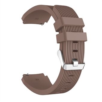 Pinstriped Silicone Smart Watch Band for Samsung Galaxy Watch3 45mm