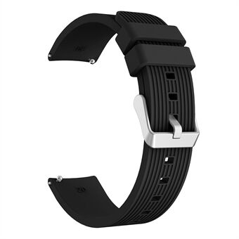 Pinstriped Silicone Smart Watch Band for Samsung Galaxy Watch3 41mm
