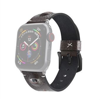 Eye Decor Genuine Leather Watch Band Replacement for Apple Watch Series 6 SE 5 4 40mm / Series 3 2 1 38mm
