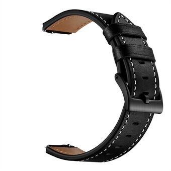 16mm Top Layer Cowhide Leather Watch Band Strap for Huawei TalkBand B3/B6