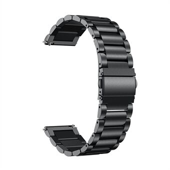 24mm Stainless Steel Watch Replacement Band - Black