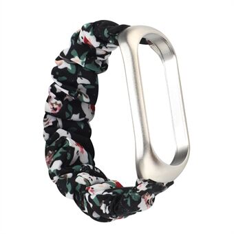 Floral Cloth Style Smart Watch Band for Xiaomi Mi Band 5