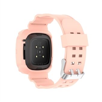 Shock-proof Silicone Smart Watch Replacement Strap for Fitbit Versa 3