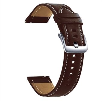 22mm High-quality Genuine Leather Watch Strap Replacement for Samsung Galaxy Watch3 45MM R840