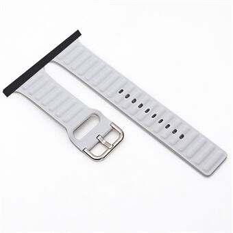 New Style Soft Silicone Watch Strap for Apple Watch Series 6/5/4/SE 44mm, Series 3/2/1 42mm