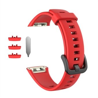Solid Color Soft Silicone Watch Strap for Honor Band 6