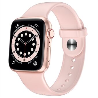 Plain Silicone Watch Band Strap Replacement for Apple Watch 1/2/3 38mm / 4/5/6/SE 40mm