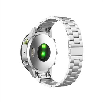 Stainless Steel Three Beads Watch Strap for Garmin Fenix 6X - Silver
