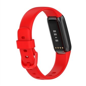 Replacement Silicone Adjustable Watch Band Wrist Strap for Fitbit Luxe, Size: L