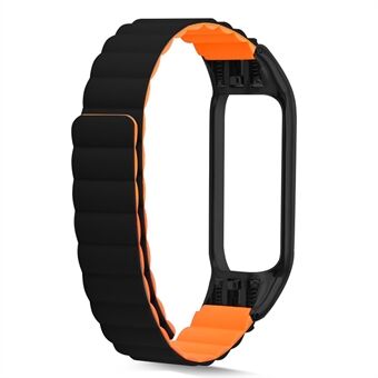 Silicone Magnetic Suction Watch Strap Replacement Wristband for Xiaomi Mi Band 5/6