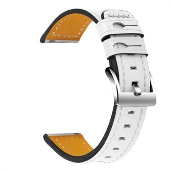 For Huawei Watch GT 2 42mm/Watch 2 Universal Watch Strap Cowhide Leather Wrist Band Replacement Watchband (20mm)
