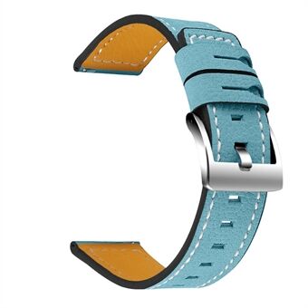 For Garmin Vivoactive 3/Vivoactive 3 Music/Venu 20mm Watch Strap Cowhide Leather Wrist Band Replacement Watchband