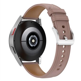 For Samsung Galaxy Watch4 40mm/44mm/Galaxy Watch3 41mm/Galaxy Watch Active2 40mm/44mm/Huawei/Garmin Smart Watch 20mm Genuine Leather Strap Replacement Watchband