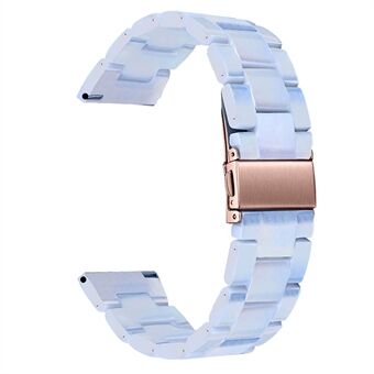 20mm Resin Watch Band for Huawei Watch 2/Watch GT 2 42mm, Stainless Steel Buckle Replacement Strap