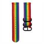 For Suunto 9/Suunto 9 Baro Nylon Watch Strap Three Heavy Buckles Watch Band Replacement 24mm