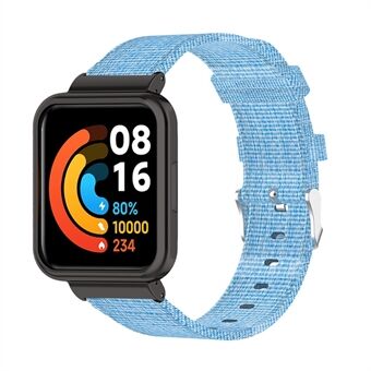 For Xiaomi Redmi Watch 2 Breathable Nylon Canvas Watch Band Replacement Watch Strap