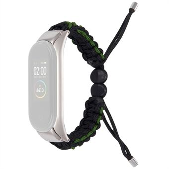 For Xiaomi Mi Band 3/Mi Band 4 Nylon Rope Watch Band Drawstring Adjustable Wrist Strap Replacement