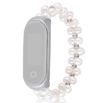 For Xiaomi Mi Band 3/4 Replacement Pearls Bracelet Watch Strap Wrist Band