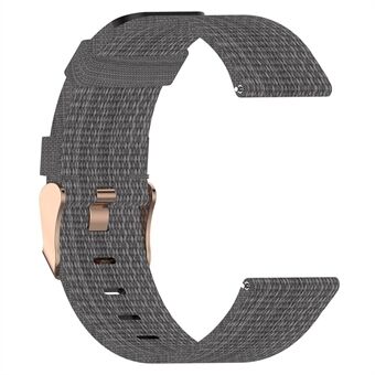 For Xiaomi Haylou Solar LS01 / ID205 / Willful SW021 Nylon Smart Watch Band 19mm Sport Woven Canvas Strap