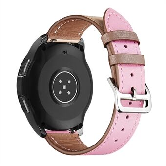 For Xiaomi YouPin Haylou RT / RT2 / GST / GS / RS3 22mm Quick Release Wristband Textured Genuine Leather Watch Band Adjustable Wrist Strap Replacement