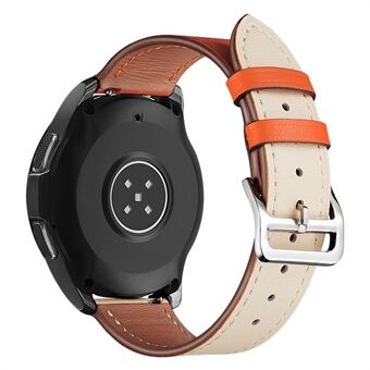 XIAOMI YOUPIN for Haylou LS02 / RS4 Plus LS11 20mm Watch Bands Replacement Strap Textured Genuine Leather Adjustable Wrist Strap