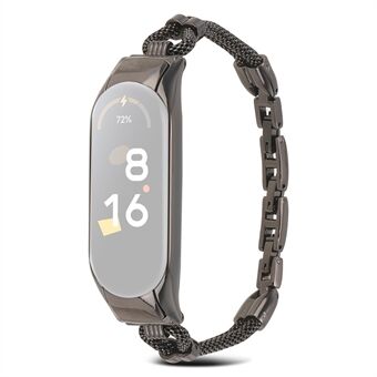 For Xiaomi Mi Band 5 / 6 Metal Strap Delicate Copper Chain Replacement Watchband