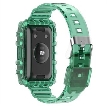 For Xiaomi Mi Band 7 Pro Solid Color Silicone Smart Watch Band Clear Replacement Wrist Strap